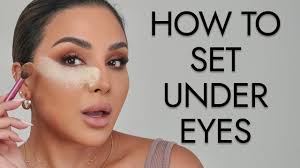 the correct way to set your under eyes