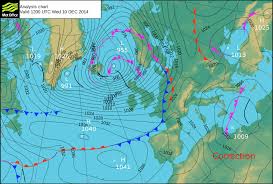 Surface Pressure Chart Analysis Issued At 1200 On Wed