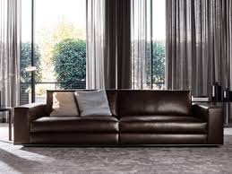hamilton sectional leather sofa by