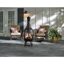 Hampton Bay 55 5 In Outdoor Chimenea