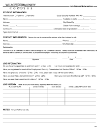Job Referral Form Fill Online Printable Fillable Blank