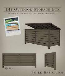 Build A Diy Outdoor Storage Box