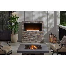 H Envirostone Propane Gas Fireplace