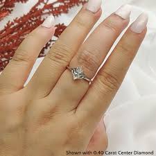 celtic solitaire diamond ring