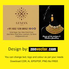 jewellery business card design free