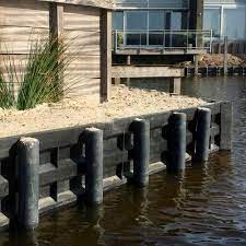 Recycled Plastic Retaining Wall