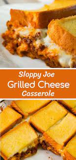 Sloppy Joe Grilled Cheese Casserole The Pin Recipes gambar png