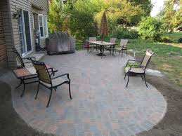 Patio Ideas With Pavers At Backyard Of Chalet Paver Pergola