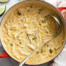 Easy White Chicken Chile gambar png