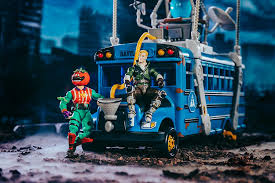 The 7 fortnite battle bus drone with lights and sounds is how to choose where you're droppin'in real life! Amazon Com Fortnite Battle Bus Deluxe Features Inflatable Balloon With Lights Sounds Free Rolling Wheels On Bus Includes 4 Inch Recruit Jonesy And Exclusive Tomatohead Action Figures Toys Games