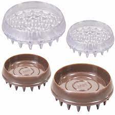 small large spiked castor cups anti