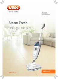 vax steam fresh steam cleaner owner