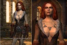 Triss Merigold, hair down in Witcher 1, year 1270, also not as red : r/ witcher