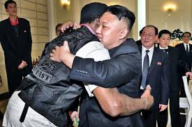During a guest stint on mike tyson's hotboxin' podcast recently, the nba legend detailed the first time he hung out with the controversial leader of north korea, after they met following a 2013 harlem globetrotters game in. Kim Jong Un And Dennis Rodman Become Friends For Life The Times