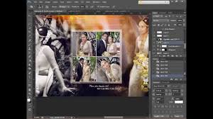 How To Design Wedding Album Page 1 Using Adobe Photoshop Cs6 Hd Skyart Multimedia Soluti