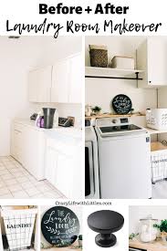 Before After Laundry Room Makeover