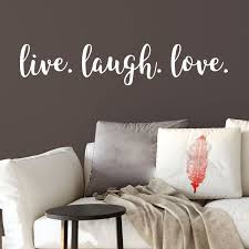 Live Laugh Love Vinyl Wall Decal