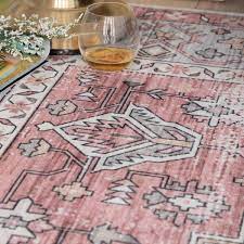 ebay deal extra large floor rugs pink