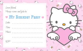 Hello Kitty Party Invitations Printable Free Lindamedia Info