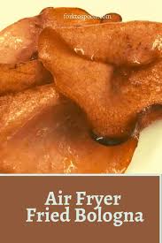 air fryer fried bologna fork to spoon