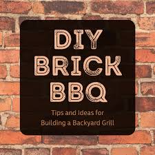 how to build an outdoor brick bbq grill
