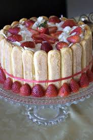 Give your party guests something delightfully summery and easy to enjoy while mingling. Charlotte Russe Cake Classic European Recipe Lady Fingers Vanilla Custard And Whipped Cream A Delicious Charlotte Russe Cake Desserts Lady Fingers Dessert