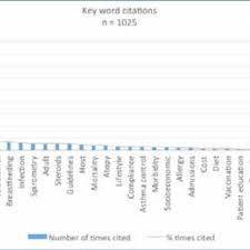 Bar Chart Of Selected Key Words By Number Of Citations In 25