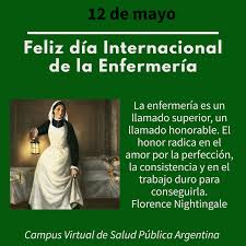 Día internacional de la enfermería. Dia Internacional De La Enfermeria 2020 Nodo Argentina Campus Virtual De Salud Publica