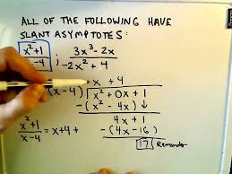 Finding Slant Asymptotes Of Rational