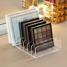 7 grid plastic makeup palette organizer