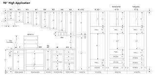 Standard Kitchen Cabinet Drawer Sizes Chart Pdf Dimensions