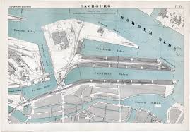 Hamburger hafen karte pdf : Alte Und Historische Plane Aus Hamburgs Hafen