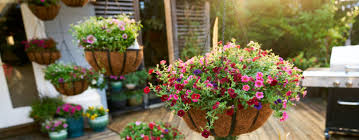 Adding these fake flowers to your home does not require care, watering, or sunlight. Home Depot Hanging Baskets Home Decor