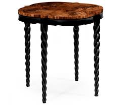 Table Made Of Wood On The Legs Twisted