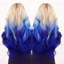 In this blonde hairstyle with blue highlights, the outstanding aspect is the tips. 73 Extraordinary Mermaid Hairstyles That Will Turn Heads Style Easily