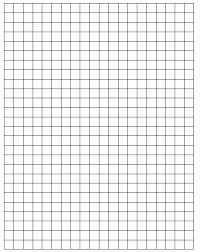 Full Page Graph Paper Template Corner Of Chart And Menu