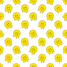 funny smile dope faces seamless pattern