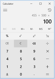 how to calculate percene of marks of