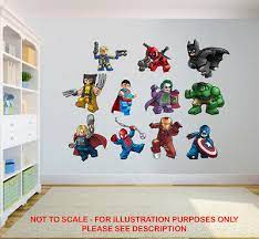 Superhero Children Kids Bedroom Vinyl