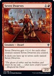 Sep 20, 2019 · the card image gallery is updated every day with the latest card previews. Amazon Com Magic The Gathering Seven Dwarves Throne Of Eldraine Toys Games