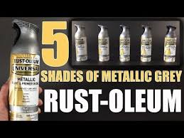 Rust Oleum Review Five Metallic Grey Spray Paints Comparison
