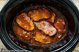 slow cooker honey garlic pork chops