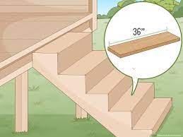 3 Ways to Build Deck Stairs - wikiHow