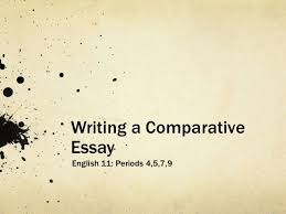 What Should I Write My College About Comparative analysis essays 