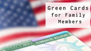 spouse and children of green card holders