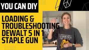 How to Load & Troubleshoot Dewalt 5 in 1 Staple Gun - YouTube