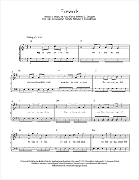 katy perry beginner piano sheet