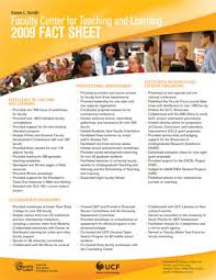 About Us Fact Sheet Ucf Faculty Center For Teaching And Learning