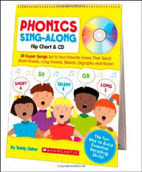 Phonics Sing Along Flip Chart Cd 25 Super Songs Set To Your Favorite Tunes That Teach Short Vowels Long Vowels Blends Digraphs And More
