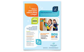 cleaning services flyer template word